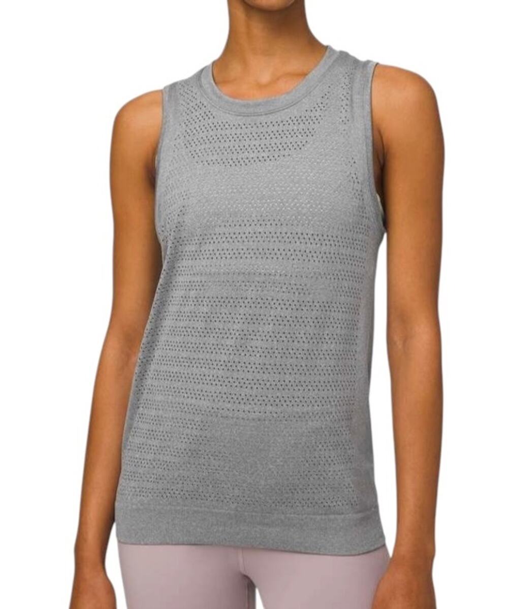 Lululemon Women's Slate Gray Breeze By Athletic Ventilated Muscle Tank Top 4